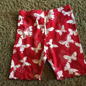 Vintage Gymboree LaPlaya butterfly biker shorts Sz 6